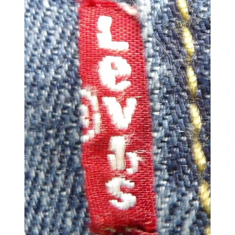 Levis 518 Superlow Jeans Women W25xL32 Blue Denim Flare Bootcut Low Rise Stretch
